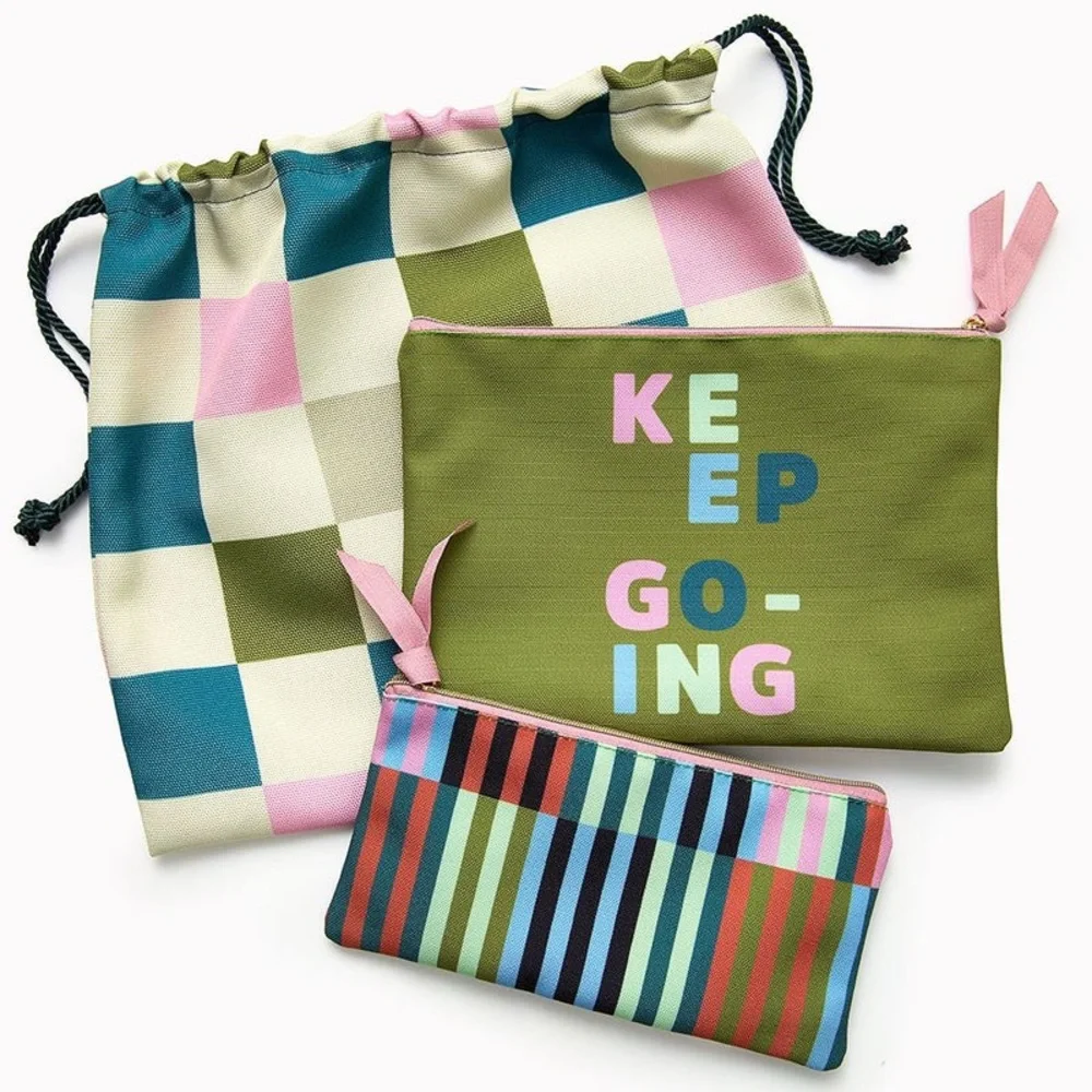 Keep Going Travel Pouches